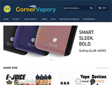 Tablet Screenshot of cornervapory.com